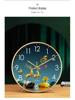 Elegant Multifunctional Clock: Desk, Wall, Table, or Floor Use – Light Luxury Ornament with Simple Pendulum