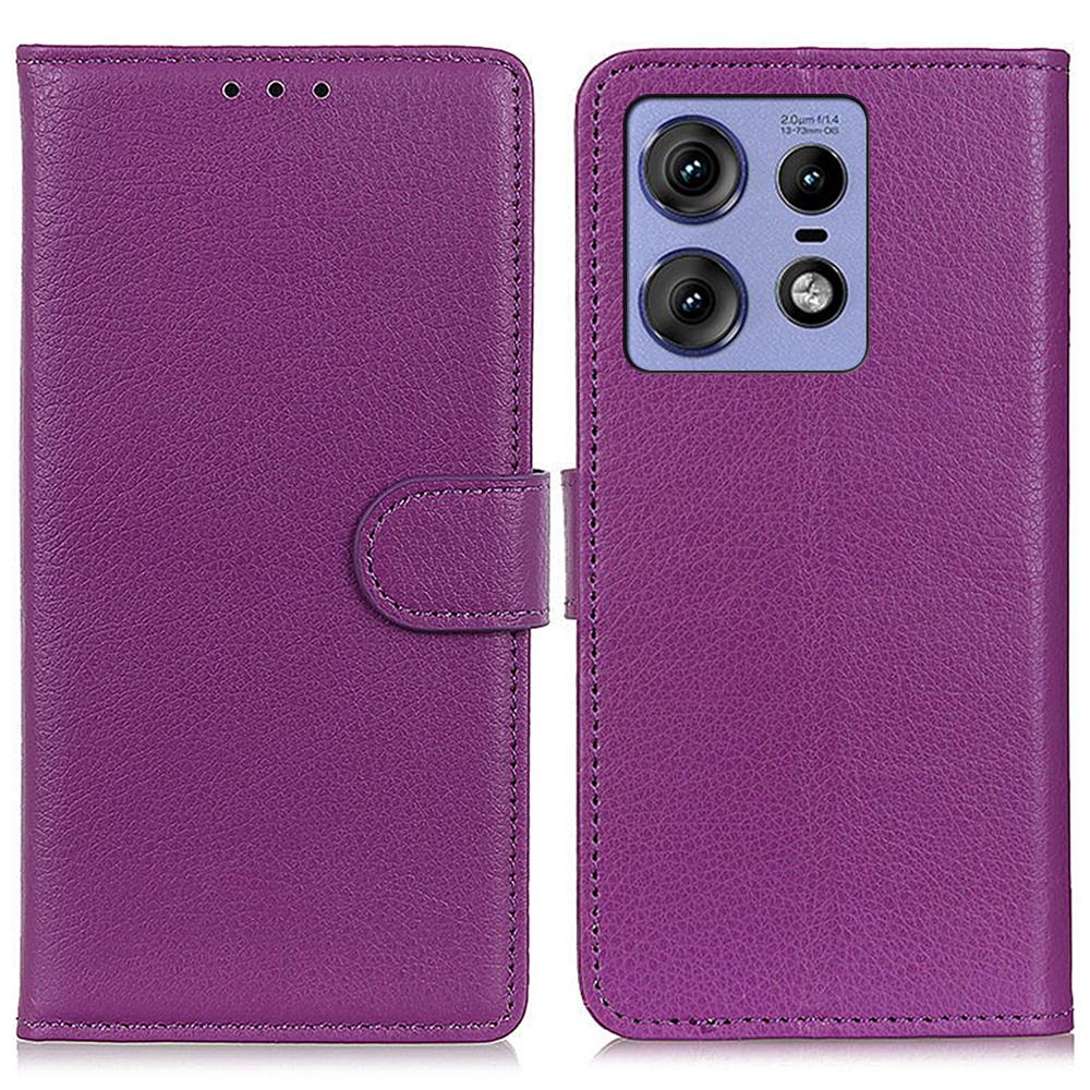 For Motorola Edge 50 Pro 5G Case Card Holder Wallet PU Leather Litchi Texture Folio Cover