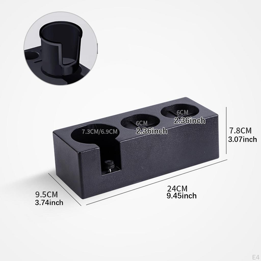 Coffee Tamper Organizer with Portafilter Holder for Espresso Station