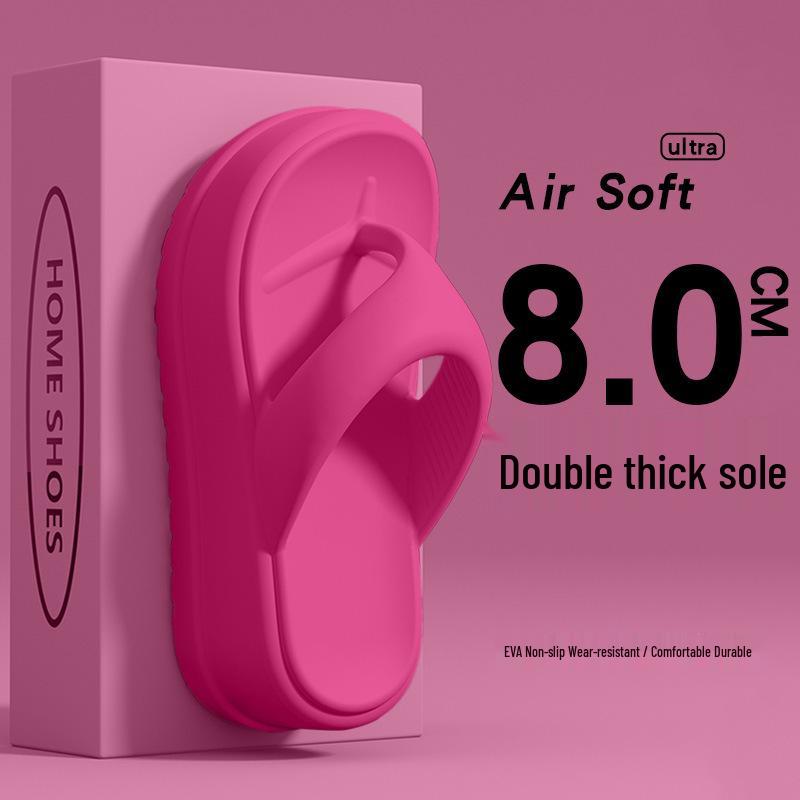 Spedizione Gratuita Infradito Estive Antiscivolo da Donna in EVA 2026, Ciabatte Resistenti all'Usura con Infradito Spessa e Design Rialzante per Esterni.