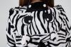 Dorawithme Zebra Kigurumi Animal Kigurumi Adult Sleepwear, Full Body Type, Halloween, Unisex (L (171cm-180cm))
