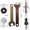 Electric Drill Conversion Angle Grinder Set Handle Holder Adapter Connecting Rod with Wrench for Cutting Disc Polishing Wheel