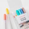 Midori Color Pens Paintable Stamps Set of 6 - All 3 Types