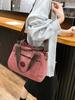 Retro casual women's bag canvas women's hand-held shoulder messenger bag women's large-capacity multi-compartment canvas bag