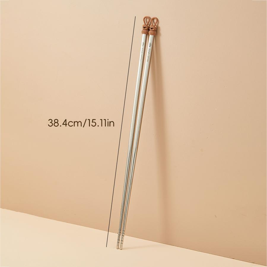 Hängende Verlängerte Essstäbchen 316 Edelstahl Chinesische Essstäbchen Für Frittiertes Essen Heißer Topf Verbrühschutz Sushi Stäbchen Kochwerkzeuge