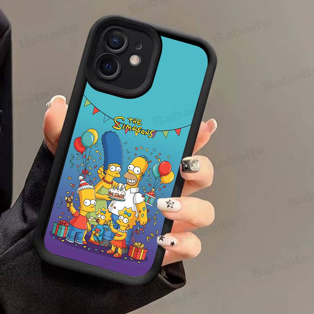 Funny Cartoon S-Simpsons For IPhone 17 16 15 14 13 12 11 Pro Max Plus Phone Case Covers