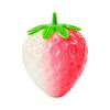 Yousheng 1/2Pcs Stress Relief Strawberry Squeeze Toy, Color Changing Strawberry Sensory Toy, Decompression Simulated Fruit Pinch Fidget