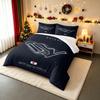 Twin Ring Motegi Map Bedding set (1 duvet cover, 2 pillowcases, duvet not included), Minimalist Dark Japanese Circuit Outline Art Print