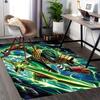1pc Power Rangers Green Ranger Anime Cartoon Design Office Chair Mat Non-Slip Carpet for Home Decor, Suitable for All Seasons, Ideal Gift for Fans.Y09