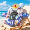 1 Stück PVC aufblasbarer Schwimmring Pool Schwimmtiere Cartoon Weltraum Wasserschlauch mit Lenkrad für Schwimmbad Strand