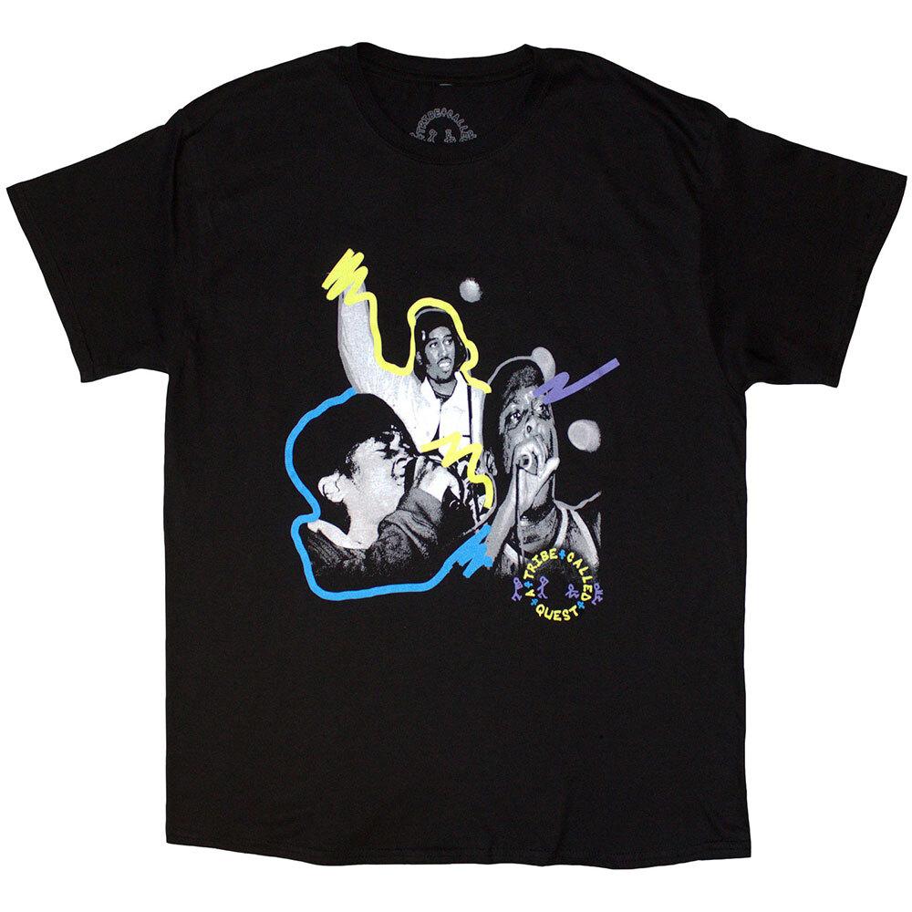 A Tribe Called Quest Paint T-Shirt Black New Unisex T-Shirt XXXL