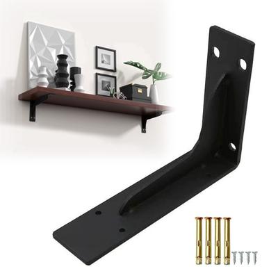 L Shaped Tripod Shelf Brackets 6-18IN Partition Rack Wall Shelf Partition Support Frame  Bookshelf