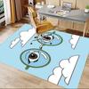 1PC eyes glasses Anti-slip carpet, suitable for Office, bedroomand playrooms. It can also be used as a sofa footrest cover-W49
