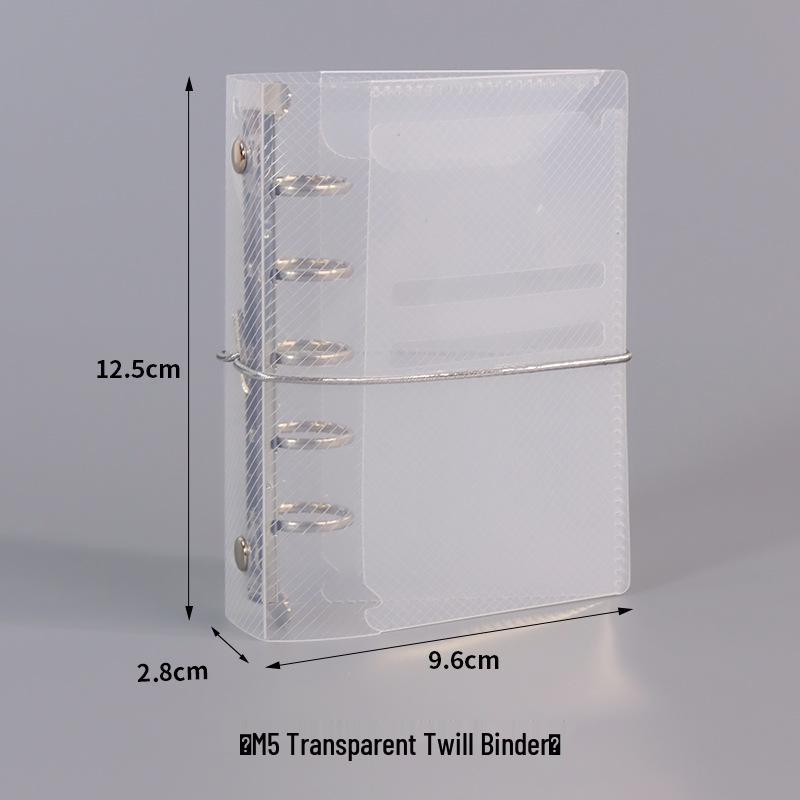 A8 Two-Pocket Card Album Pages: Frosted, Thick, Three-Layer 5-Hole Refills for Polaroid Photo Storage.