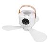 Battery Operated Ceiling Fan with Light Portable Camping RV Tent Fan with Remote for Office Dorm