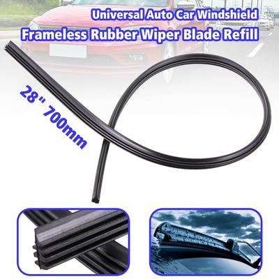 Gomma tergicristallo 28" 700mm General Motors Frameless Tergicristallo lavavetri Tagliabile Accessori auto Per tergicristalli senza ossatura