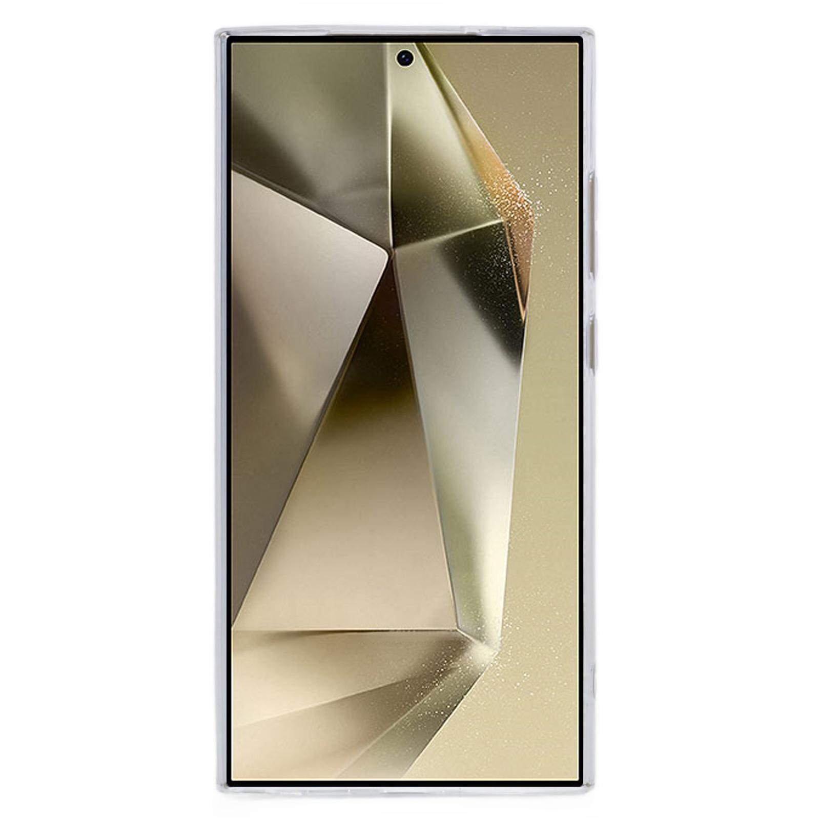 

For Samsung Galaxy S24 Ultra Shockproof Case 1.5mm Thickness Clear TPU Phone Cover A