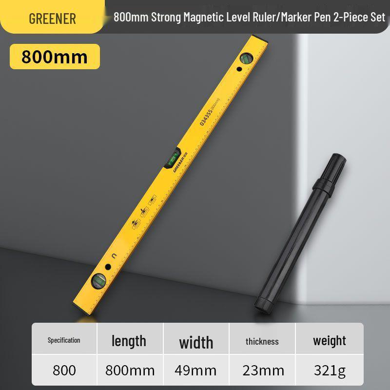 High Precision Magnetic Spirit Level Inclinometer - Aluminum Angle Square Tool