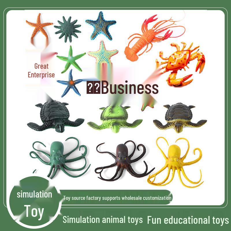 

Cross-border Premium Marine Animal Simulation Educational Toys for Children