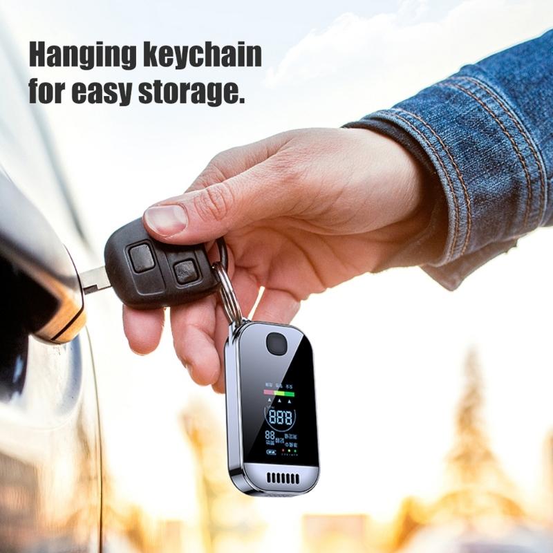 Alcohol Detector for Drunk Driving Tester Digital LCD Screen Breathalyzer Test