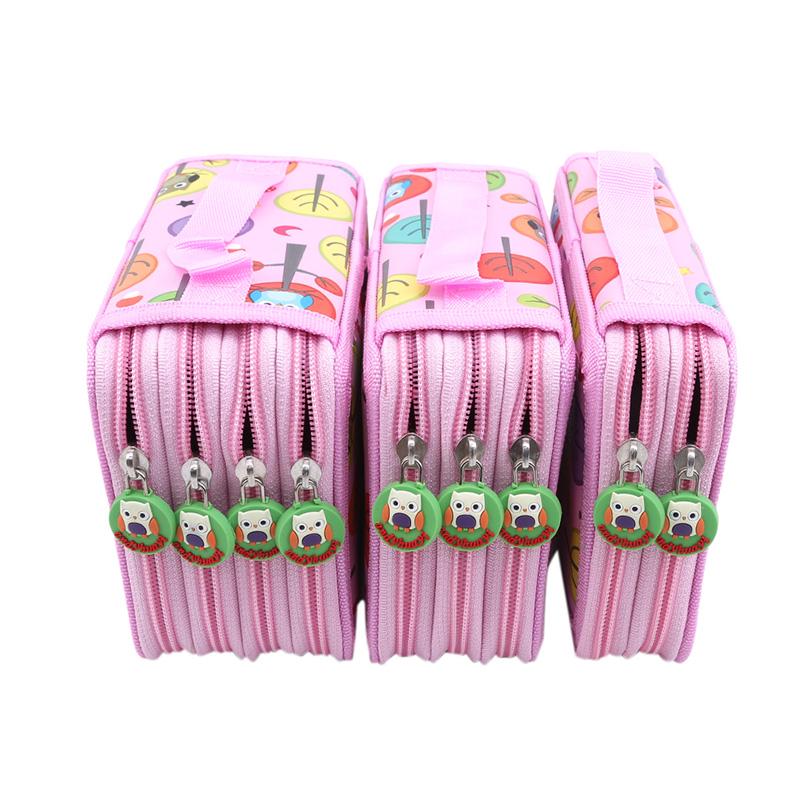 Mehrfachfach Bunt Studenten Bleistift Marker Etui Box Großes Fassungsvermögen Skizzenzeichnen Pinsel Schreibwaren Etui