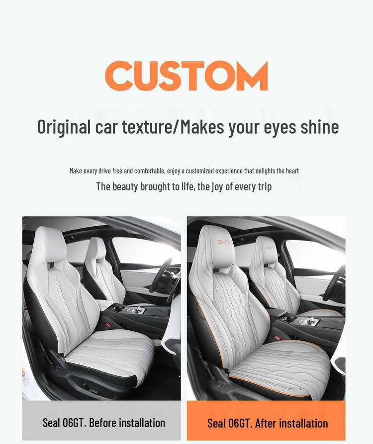 2026 BYD Seal 06 GT Leather Seat Covers - Full Coverage, Four Seasons Car Seat Cushions