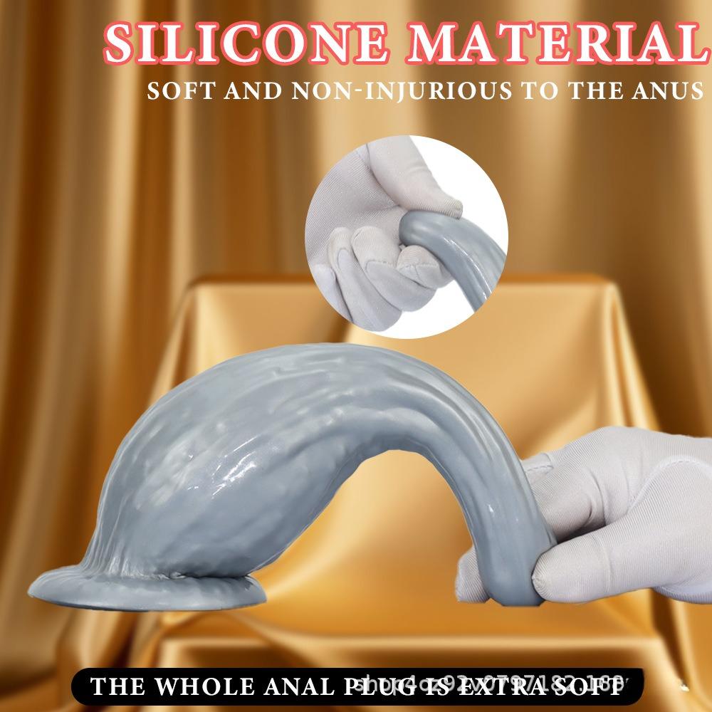 Silicone Penis Anal Plug SM Rear End Toy Male Female Adult Intimate Anal Play