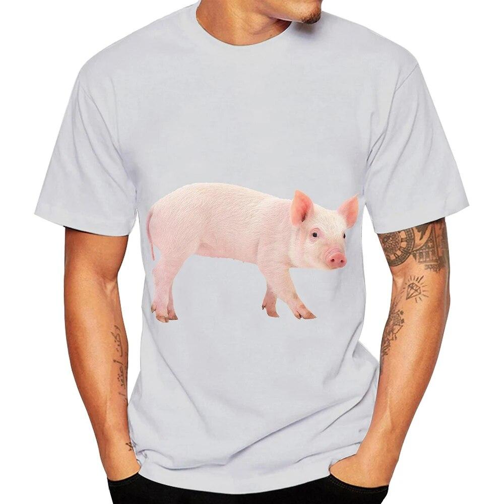 Tricouri cu porc amuzant de vară, cu animale drăguțe, imprimeu 3D, îmbrăcăminte de stradă, bărbați, femei, modă ocazională, tricou supradimensionat, tricouri pentru copii, topuri, îmbrăcăminte