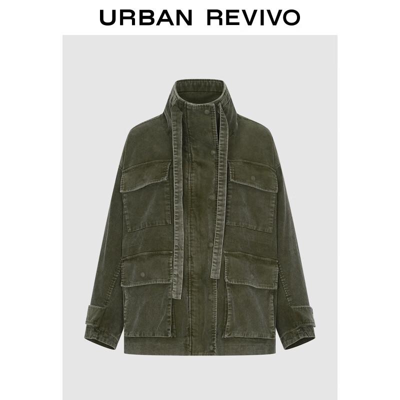 UR Women's Winter Workwear Multi-Pocket Oversized Jacket