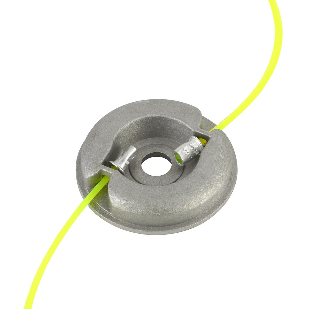 Aluminum Grass Trimmer Head With 2 Lines Brush Cutter Head Thread Universal Nylon Grass Cutting Line Head for Lawn Mower