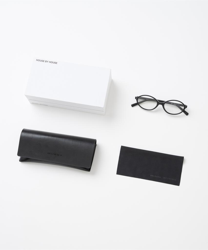 MILLO WOMEN Noob Oval Glasses [Black]