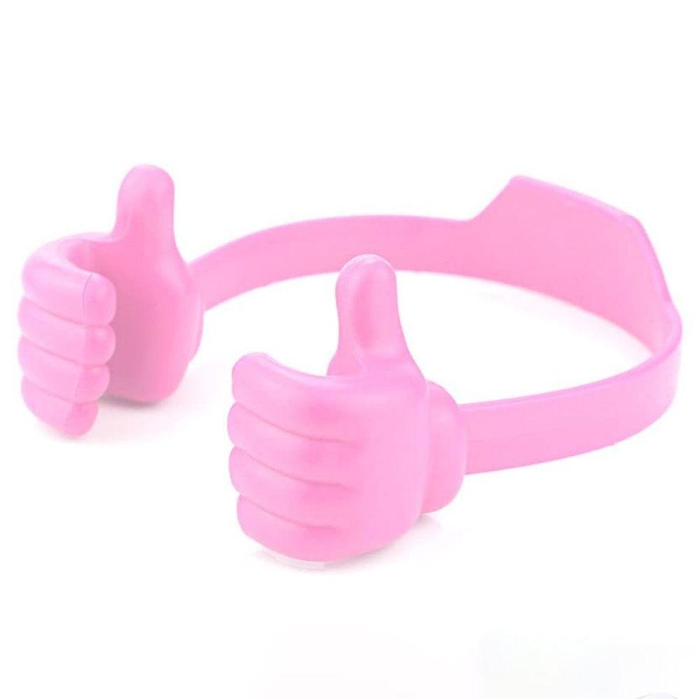 

Thumbs-up Mobile Bracket Thumb Phone Holder Mount Stand Cell Phone Holder Mobile Phone Stand розовый