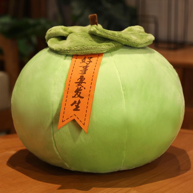 Simulated Persimmon Throw Pillow Plush Toy Doll Good Things