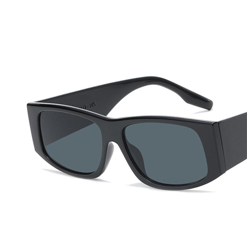 

Fashion Vintage Black Square Sunglasses Woman Luxury Brand Small Rectangle Sun Glasses Female Clear Eyeglasses Oculos De Sol only 1pcs sunglasses черный серый
