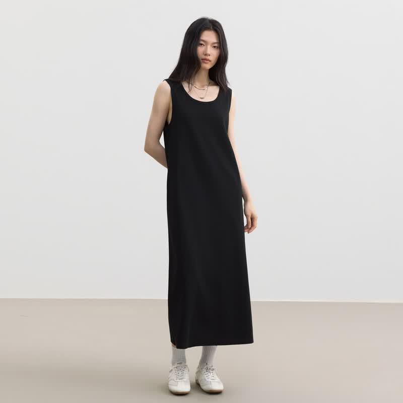 Elva Island Early Autumn Sleeveless Maxi Dress XS чёрный