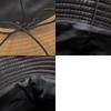 Used AUTHENTIC HERMES Bucket Hat Size58 Brown Black Cashmere Leather
