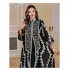 2025 Indonesia New Heavy Industry Mesh Embroidery Robe Dubai Party dress Middle East Long dress Women Robe Dress