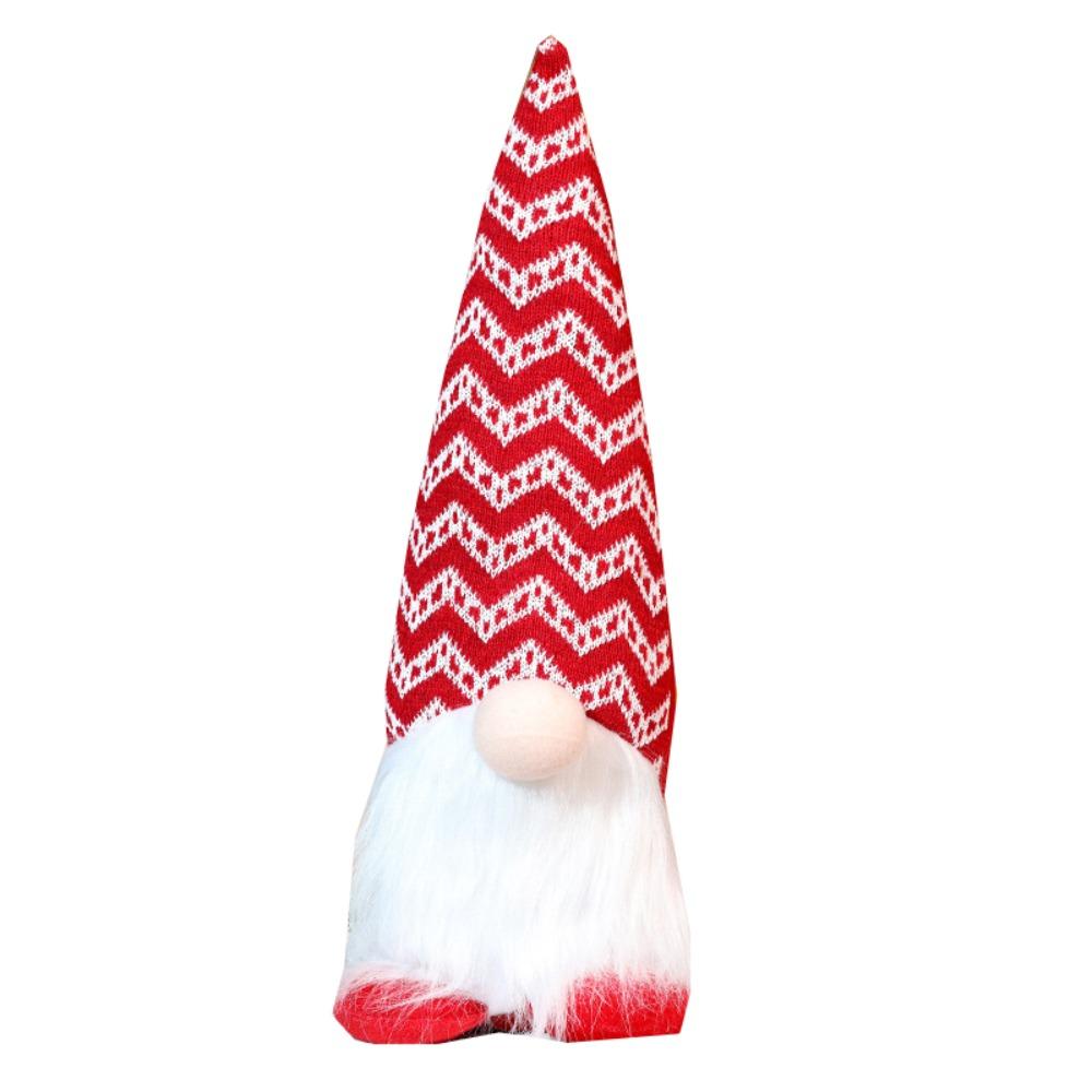 Mini Christmas Glowing Gnome Doll Cartoon Knitted Christmas Doll  Christmas