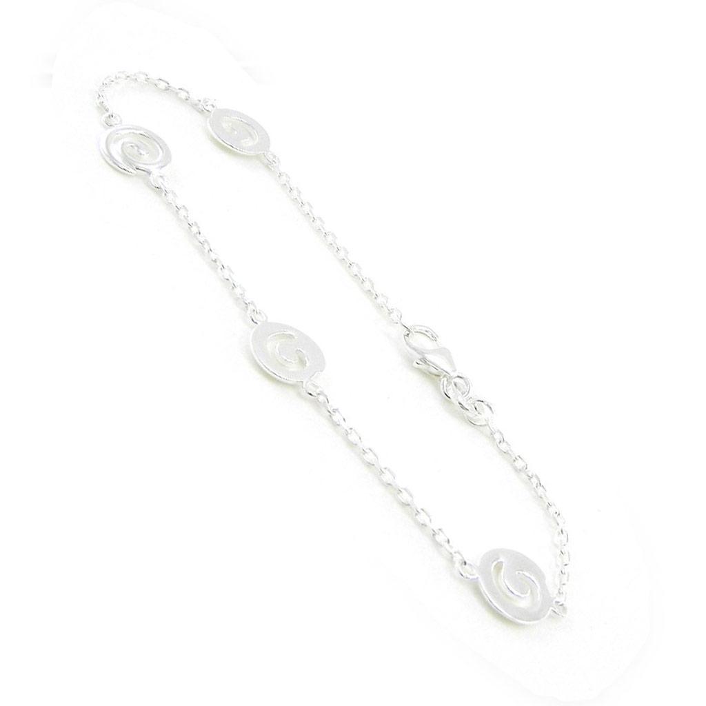 Les Trésors De Lily [I9095] - Silver Bracelet 'Choréographie' Silver (rhodium-plated) - 10 Mm