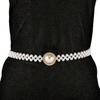 Pearl Belt Waist Chain Girls Decorative Versatile Elastic Fashion Dress Belt Ladies