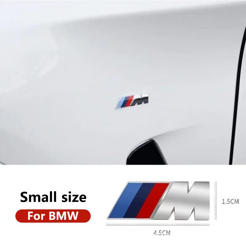 Metal Car Boot Badge Emblem Accessories For BMW M E34 E36 E60 E90 E46 E39 F10 F30 X5 X6 M3 M5 E71 F01 F02 3D Grey Badge Letters
