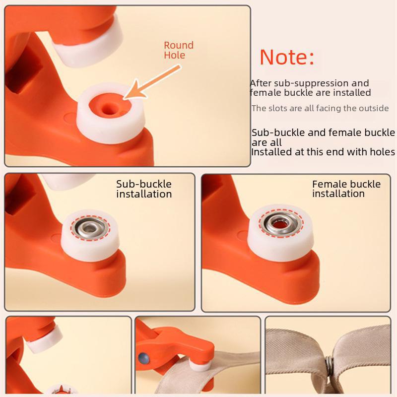 Baby Clothes Quilt Fastener Set: Easy Five-Claw Buckle Installation Tool, Snap Buttons, Mother-Child and Small Buttons.