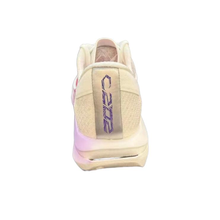 ANTA Women Mahe 4 Professional Speed Training Running Shoes White Pink Purple 122545575-1
