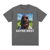 Lustiges Kanye West Meme Grafik T-Shirt Herrenmode Rundhals Kurzarm T-Shirts Unisex Hip Hop Gothic Rap T-Shirt Streetwear