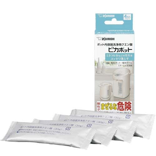 [Zojirushi Mahobin] Citric Acid for Cleaning Pot Inner Container Pikapot CD-KB03X-J 30g X 4 Packets X 6 Pieces Set