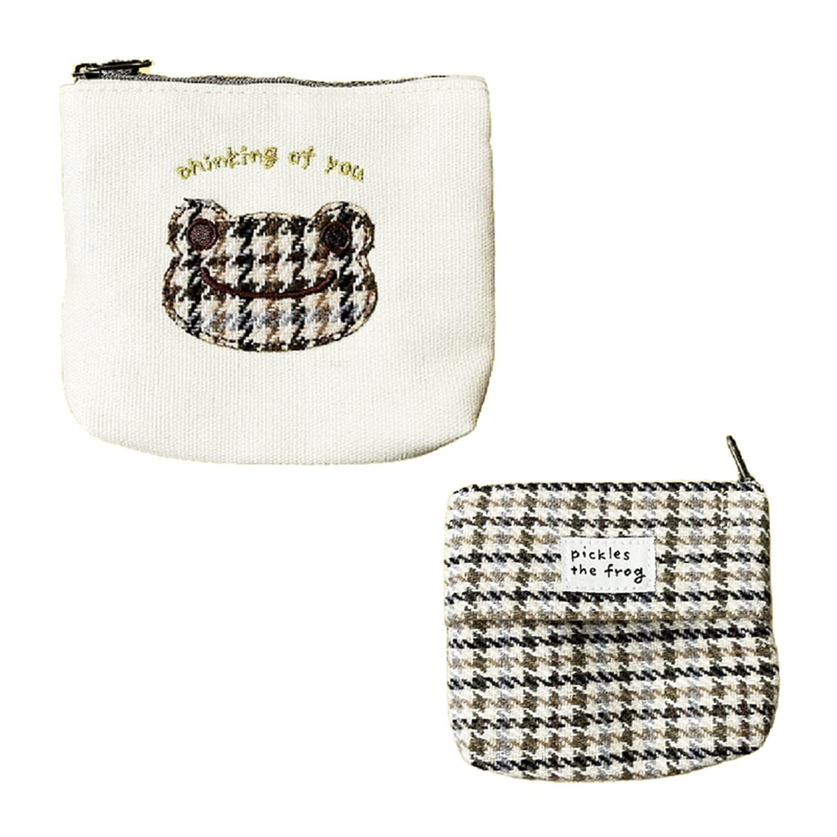 

Nakajima Corporation Pickles Brown Check Tissue Pouch 175175-22