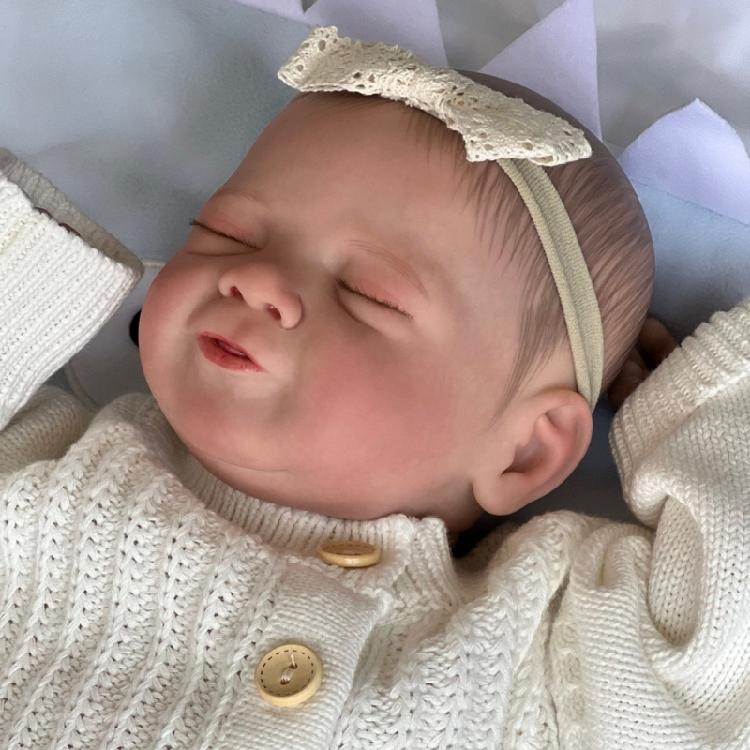 18Inch Reborns Baby Newborn Sleeping Doll Realistic Cute Doll with Clothes