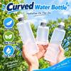 Portable Curved Water Flask 180/330/350ml Squeezing Water Bottle Running Water Bottle  Fitness