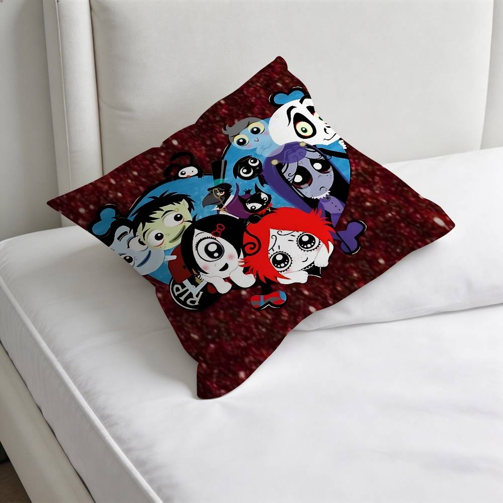 RRuby Gloom Gothic Cute Decorative Square Pillow Cover Modern Cushion Case for Living Room Bedroom