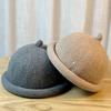 Wool Melon Fur Hat Female Autumn and Winter Dome Retro Watermelon Hat Japanese Dome Hat Landlord Hat Female